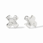 Catalina X Stud - Silver Earrings Julie Vos