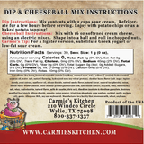 Cheddar Bacon Dip Mix Impulse Carmie's Kitchen