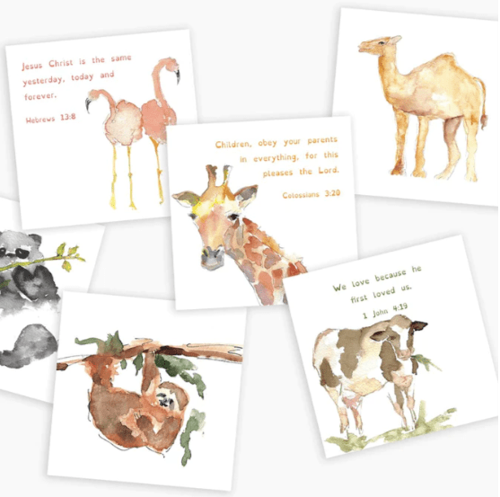 Children's Scripture Cards Baby Accessories Anne Neilson Home