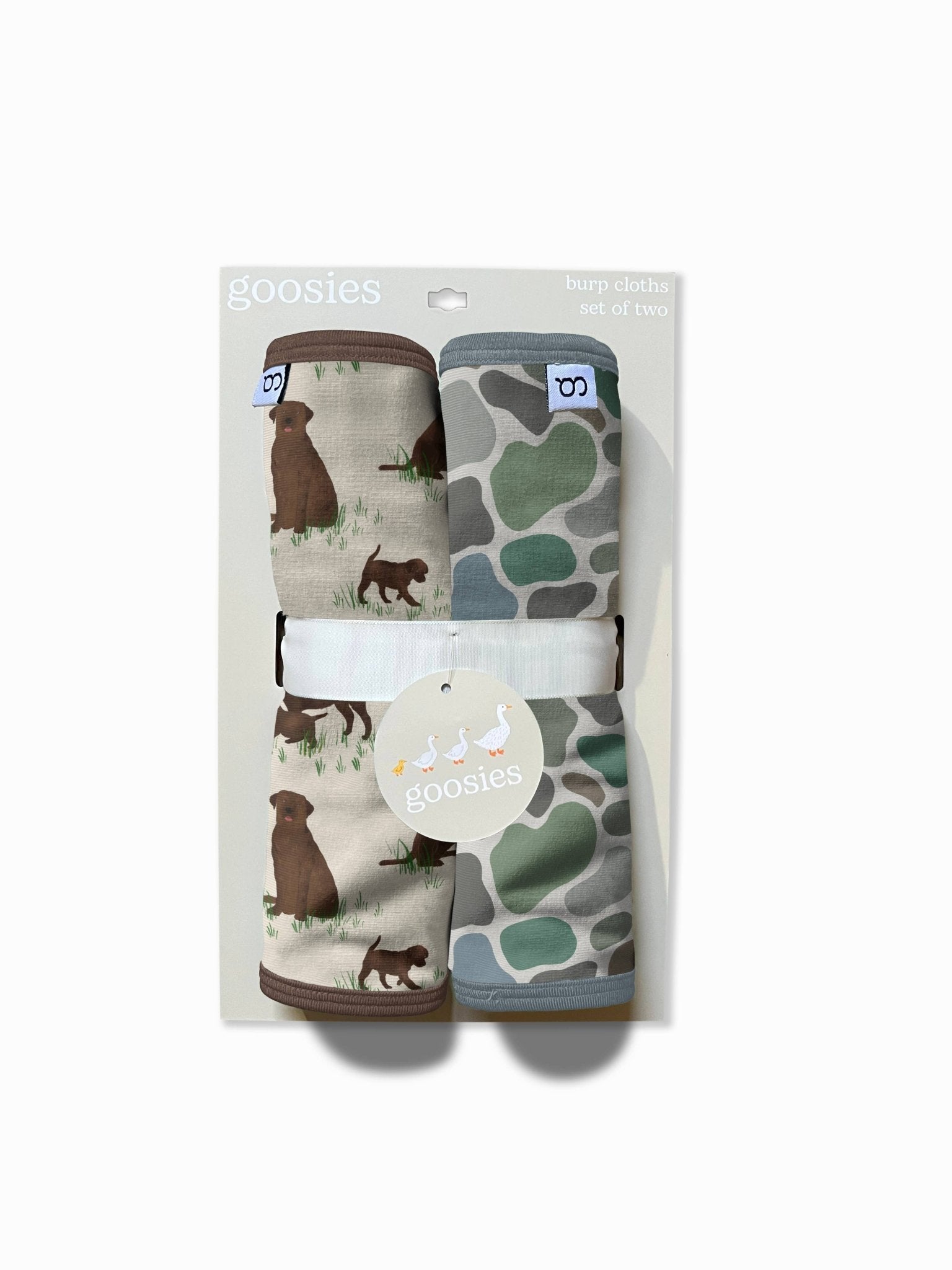 Chocolate Lab Dogs & Camo - Burp Cloth Sets Baby Accessories Goosies