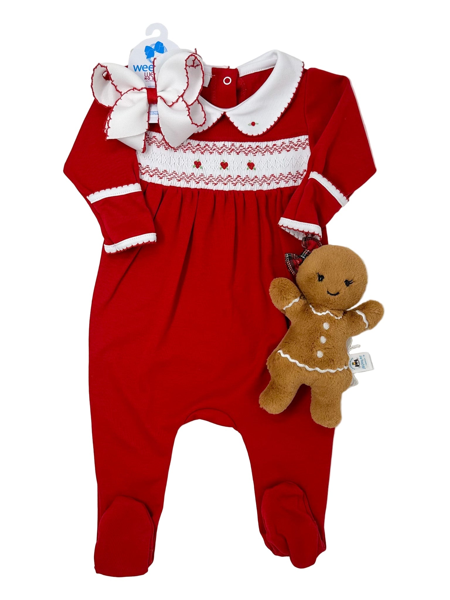 Chris and Eve's Classics Smocked Girl Footie Boys Outerwear Magnolia Baby