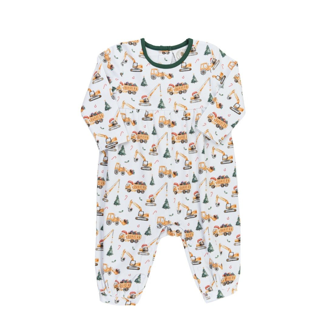 Christmas Construction Boys Parker Playsuit Boys Bubbles + Rompers Cypress Row