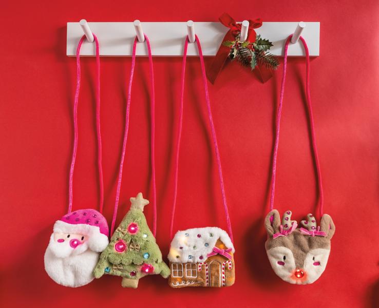 Christmas Light-Up Purses - Assorted Seasonal Mudpie