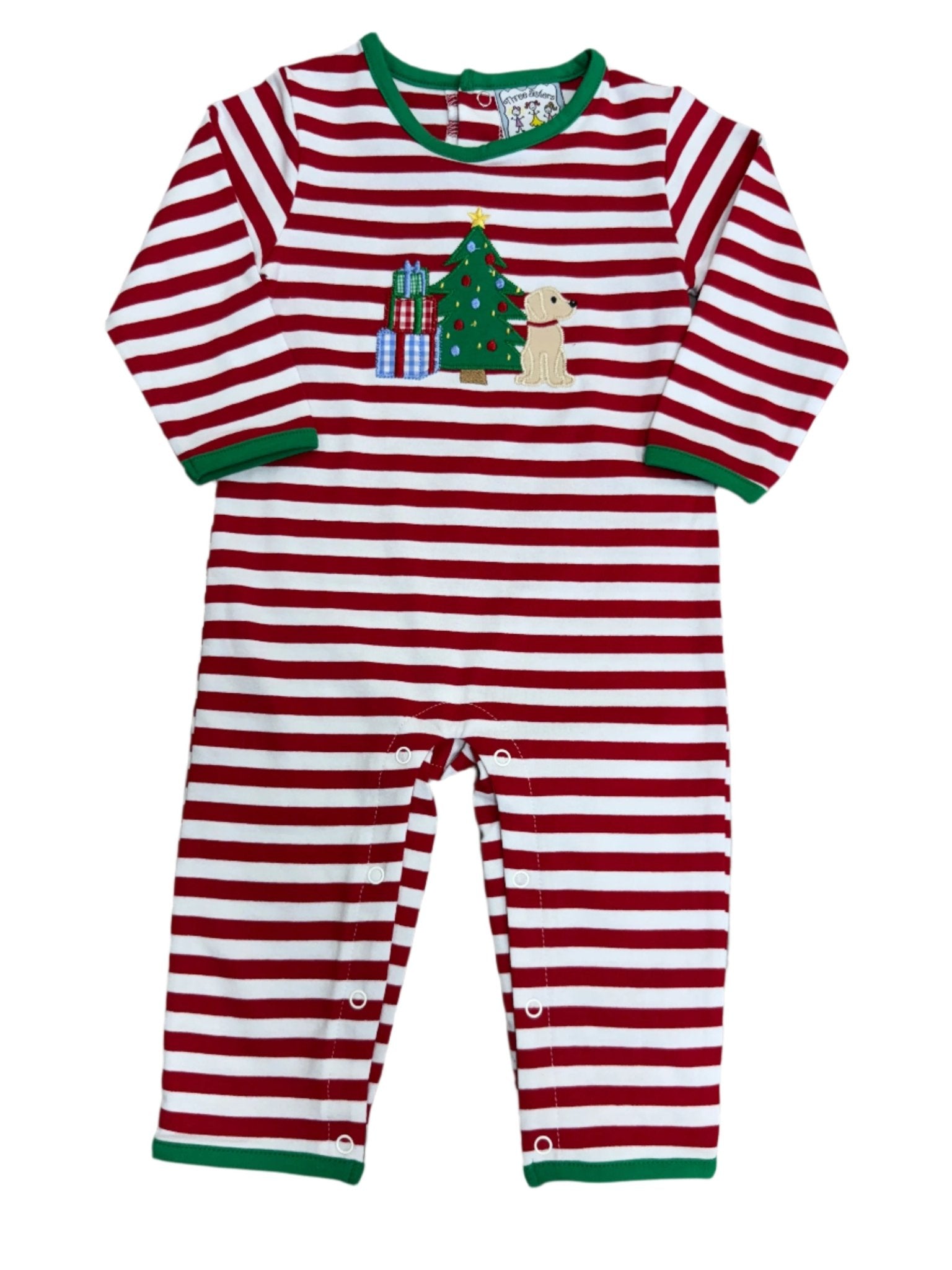 Christmas Morning Boys Romper Boys Bubbles + Rompers Three Sisters