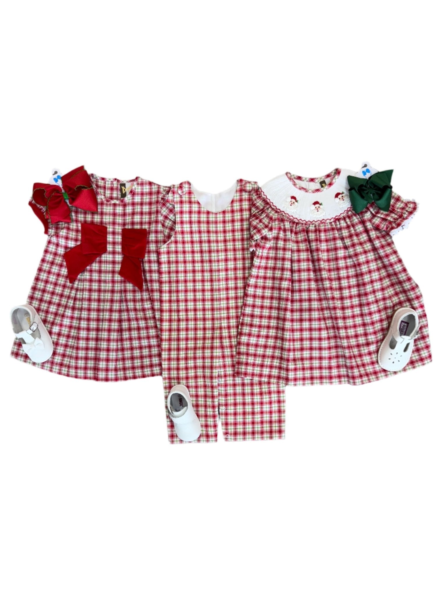 Ho Ho Ho Smocked Bishop Girls Occasion Dresses Banana Split