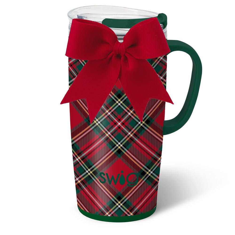 Christmas Plaid Travel Mug 22oz Kitchen + Entertaining Swig