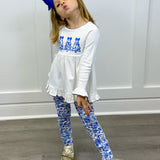 Christmas Tree Applique Legging Set Girls Sets Banana Split