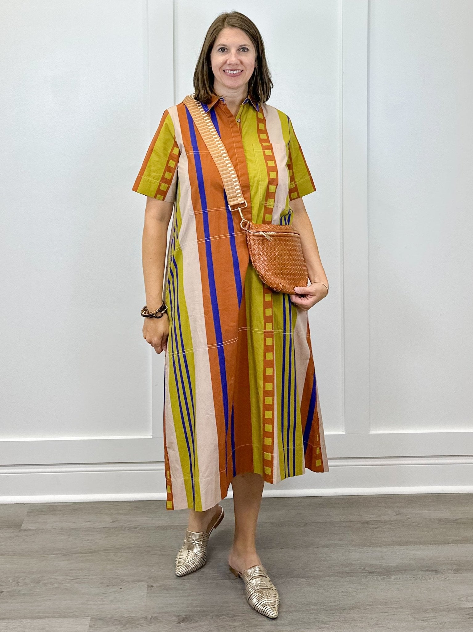 City Dress - Maple Stripes Long Dresses Livro