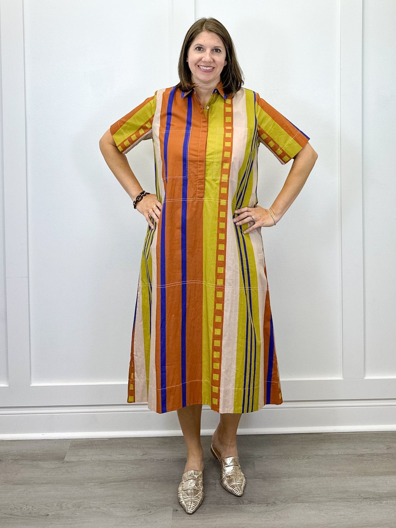City Dress - Maple Stripes Long Dresses Livro