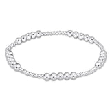 Classic Blissful 2mm Bracelet 4mm Bead - Sterling Bracelets enewton