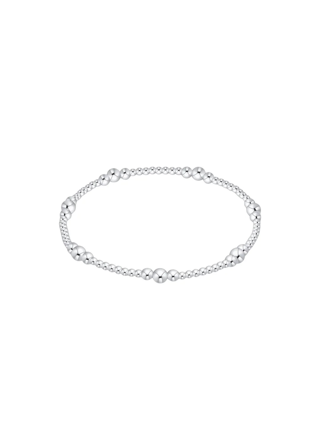 Classic Purpose 4mm Bead Bracelet - Sterling Bracelets enewton