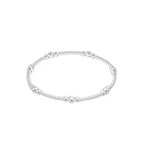 Classic Purpose 4mm Bead Bracelet - Sterling Bracelets enewton