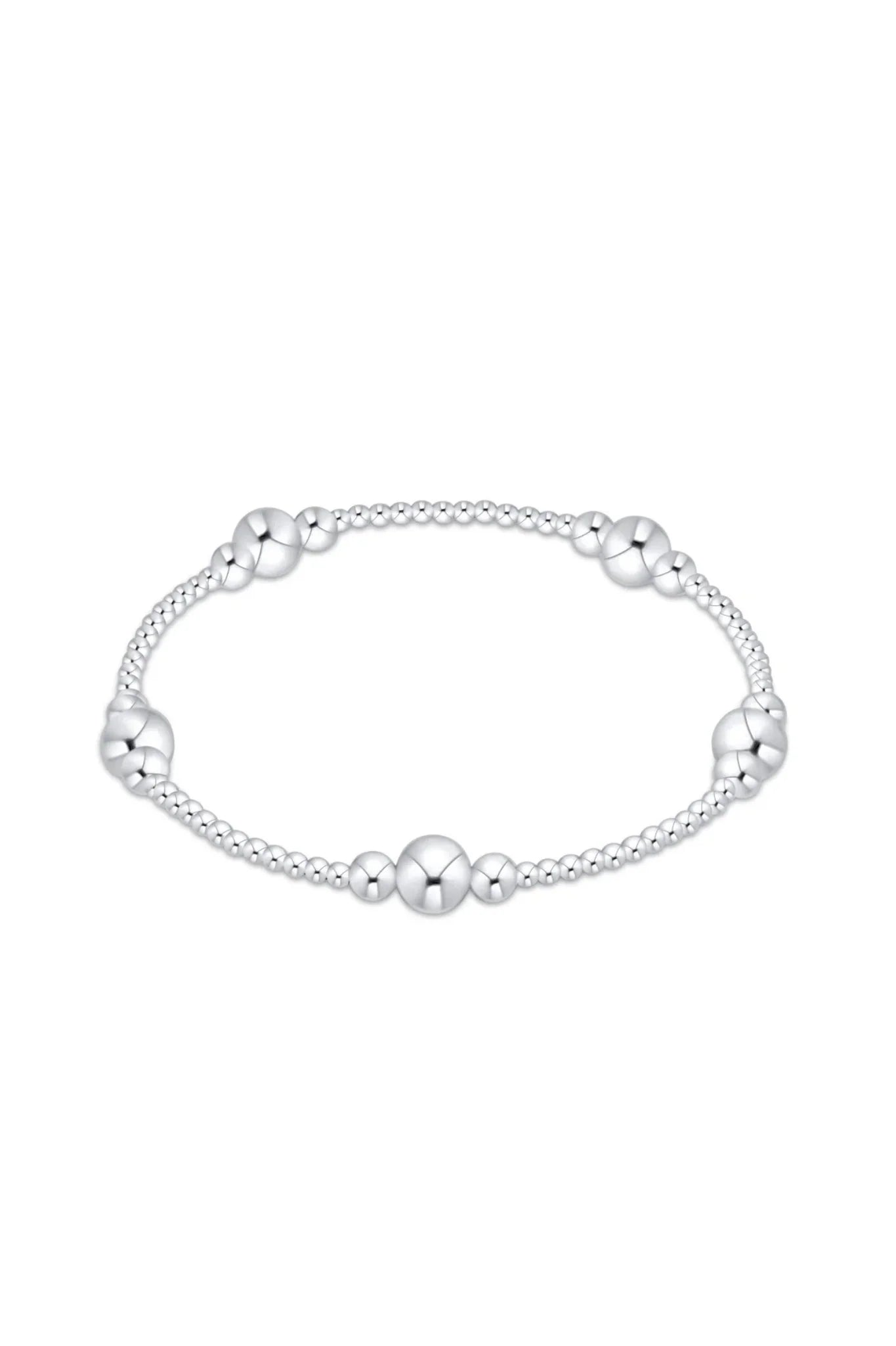 Classic Purpose 6mm Bead Bracelet - Sterling Bracelets enewton