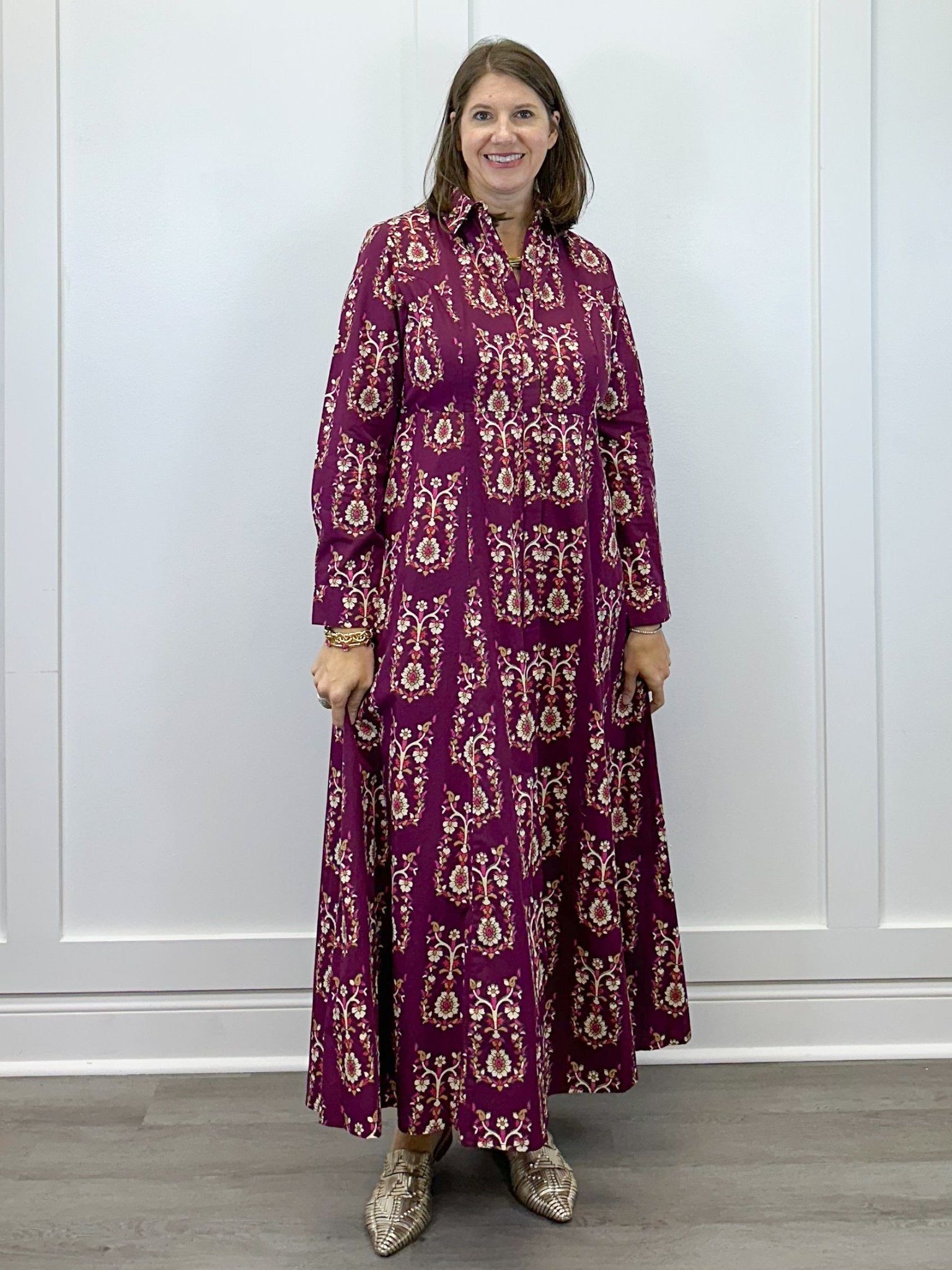 Classic Shirtdress - Bramble Motifs