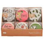 Cocktail Paper Coaster Sets - Assorted Kitchen + Entertaining Mudpie