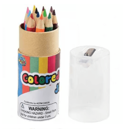 Colored Pencils Jar Toys U.S. Toy Company