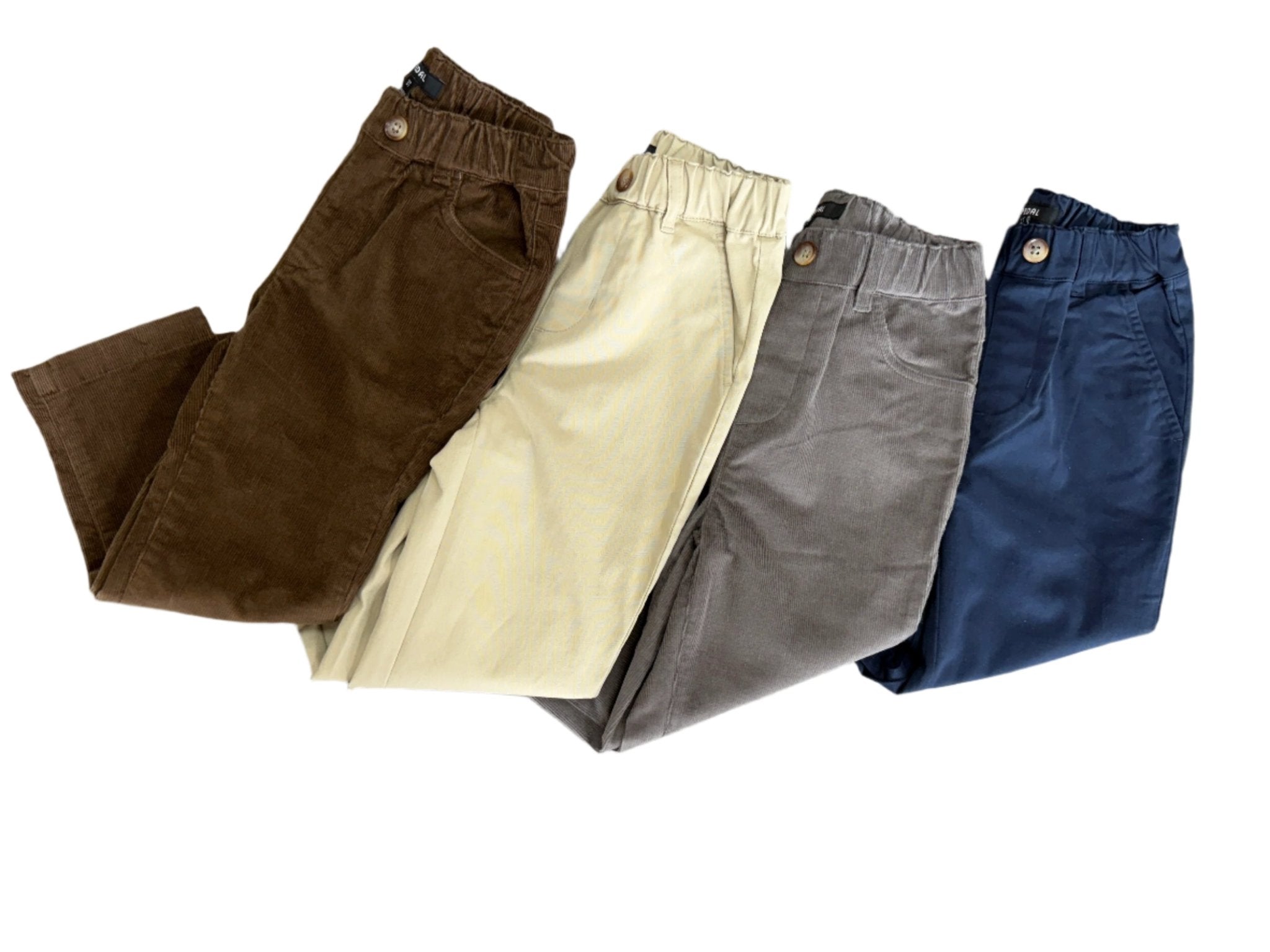 Boys Chino Pants - Khaki Boys Pants Pedal Kidswear