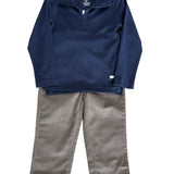 Cotton Corduroy Trouser - Taupe Boys Pants Pedal Kidswear