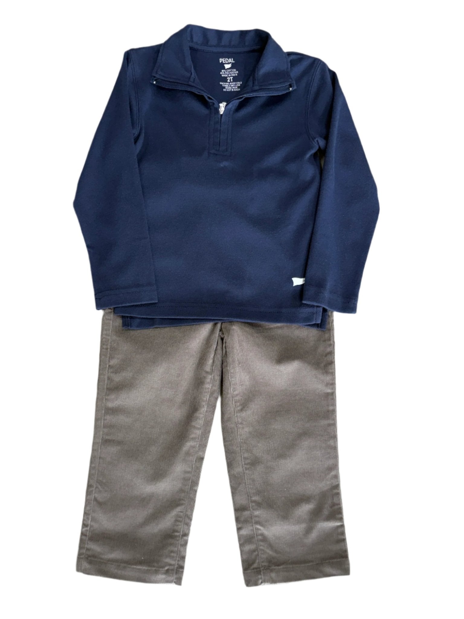 Cotton Corduroy Trouser - Taupe Boys Pants Pedal Kidswear