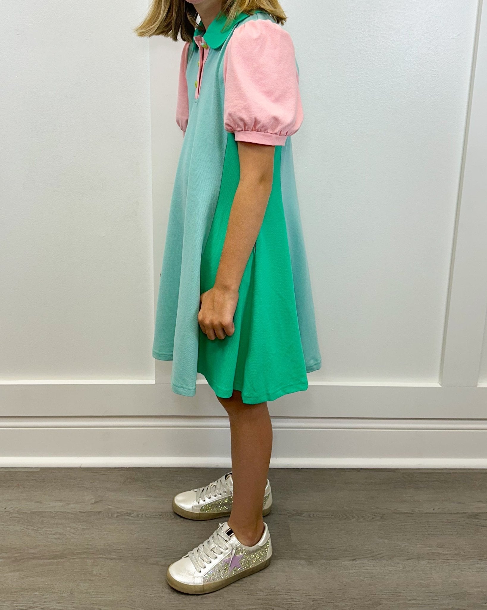 Country Club Dress - Aqua Mix Girls Play Dresses Finding Foxtale
