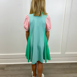 Country Club Dress - Aqua Mix Girls Play Dresses Finding Foxtale