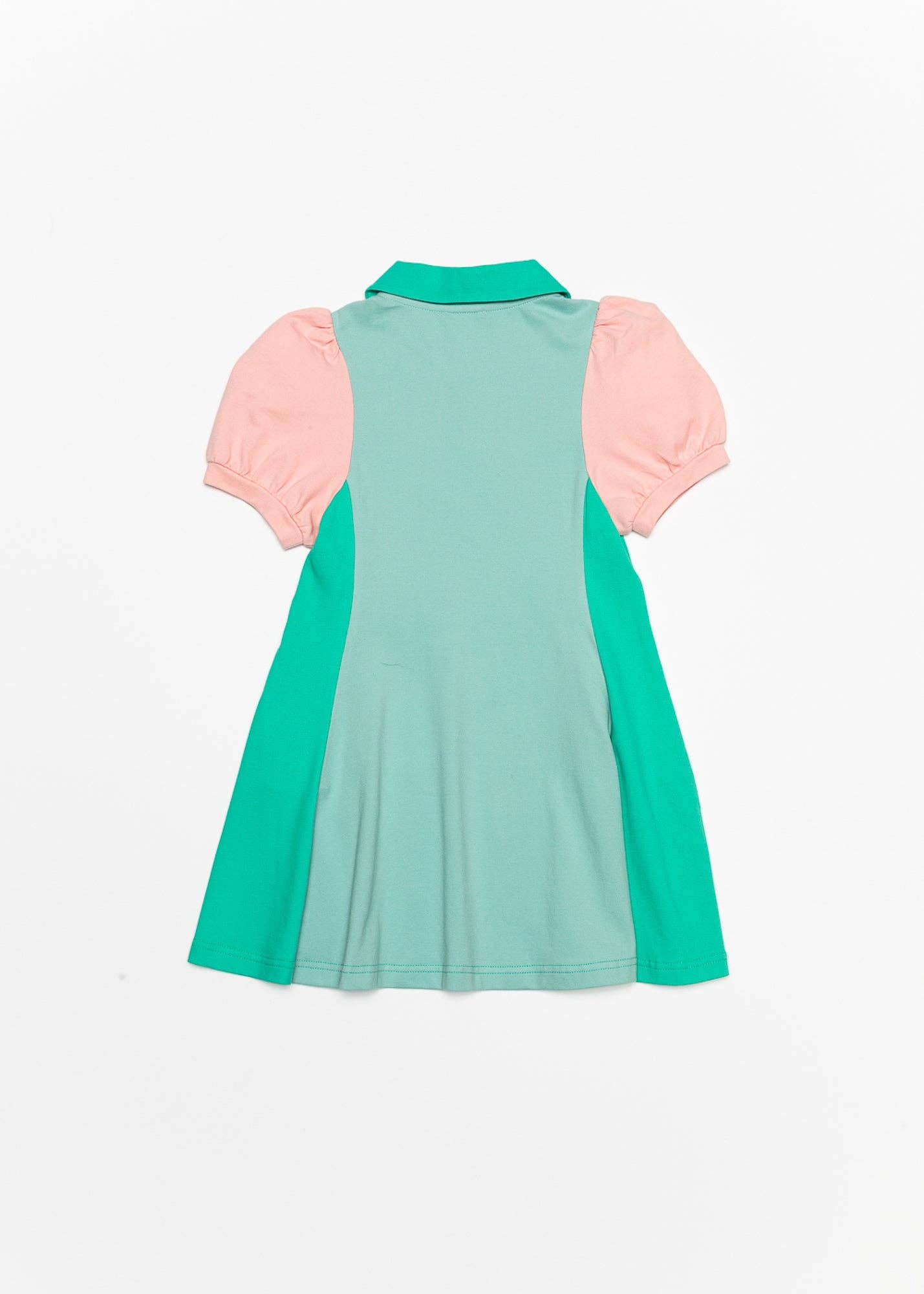 Country Club Dress - Aqua Mix Girls Play Dresses Finding Foxtale