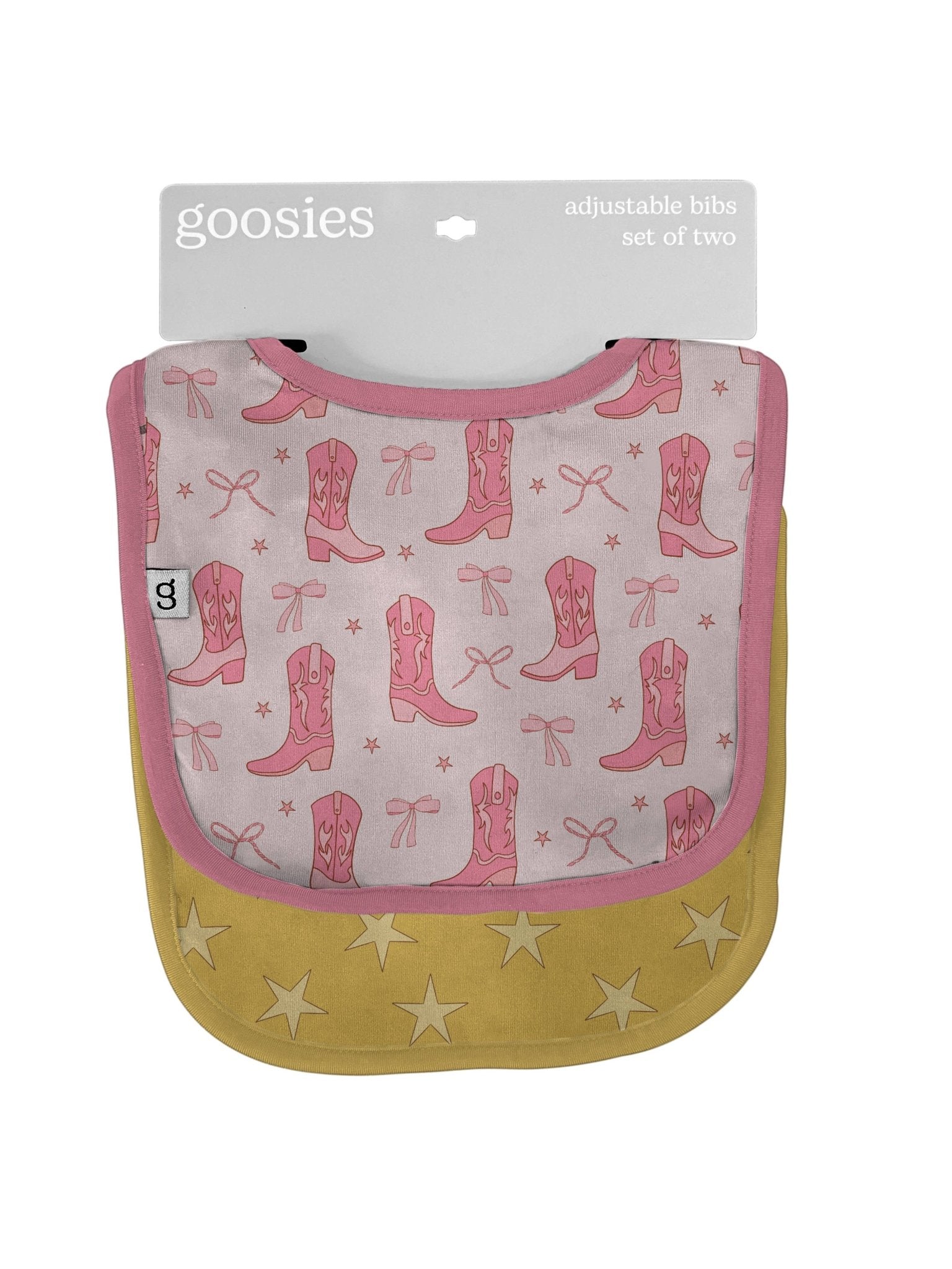 Cowgirl Boots & Bows - Bib Set Baby Accessories Goosies