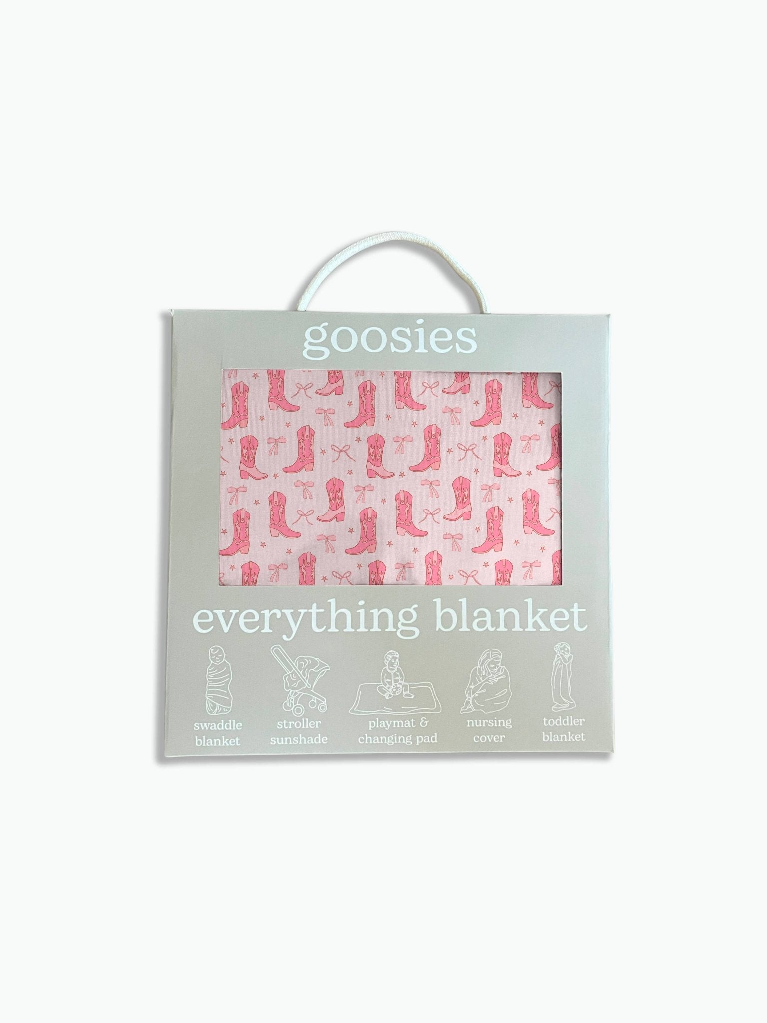 Cowgirl Boots & Bows - Everything Blanket Baby Accessories Goosies