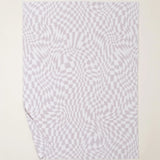 Cozychic Checkered Blanket - Cream/Stone Textiles Barefoot Dreams