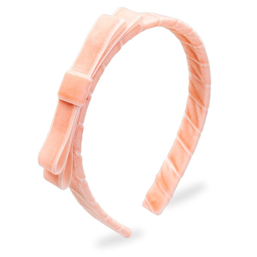 Dakota Bow Headband - Blush Hair Accessories Violet & Brooks