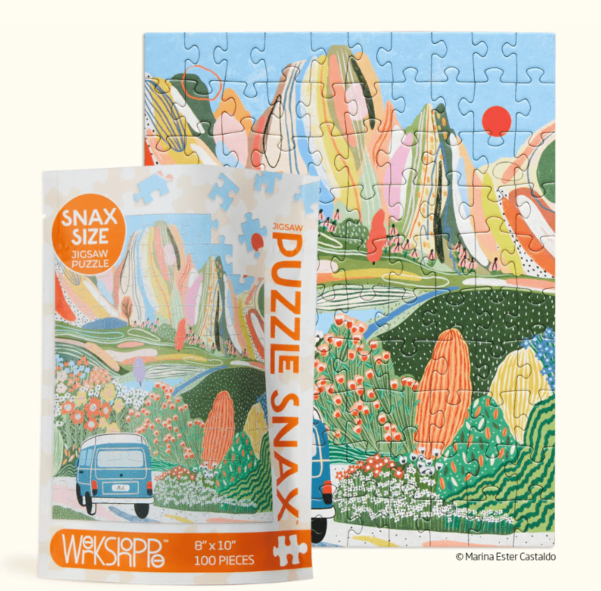 Day Tripping 100 Piece Puzzle Snax Toys Werkshoppe