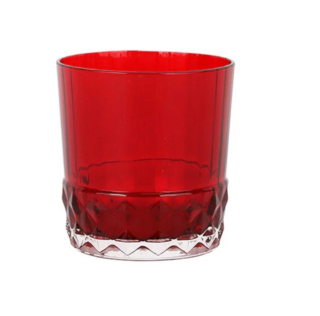 Deco Dark Red Short Tumbler Kitchen + Entertaining Vietri