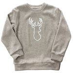 Deer Embroidery Sweater Boys Sweaters + Sweatshirts Emma Jean