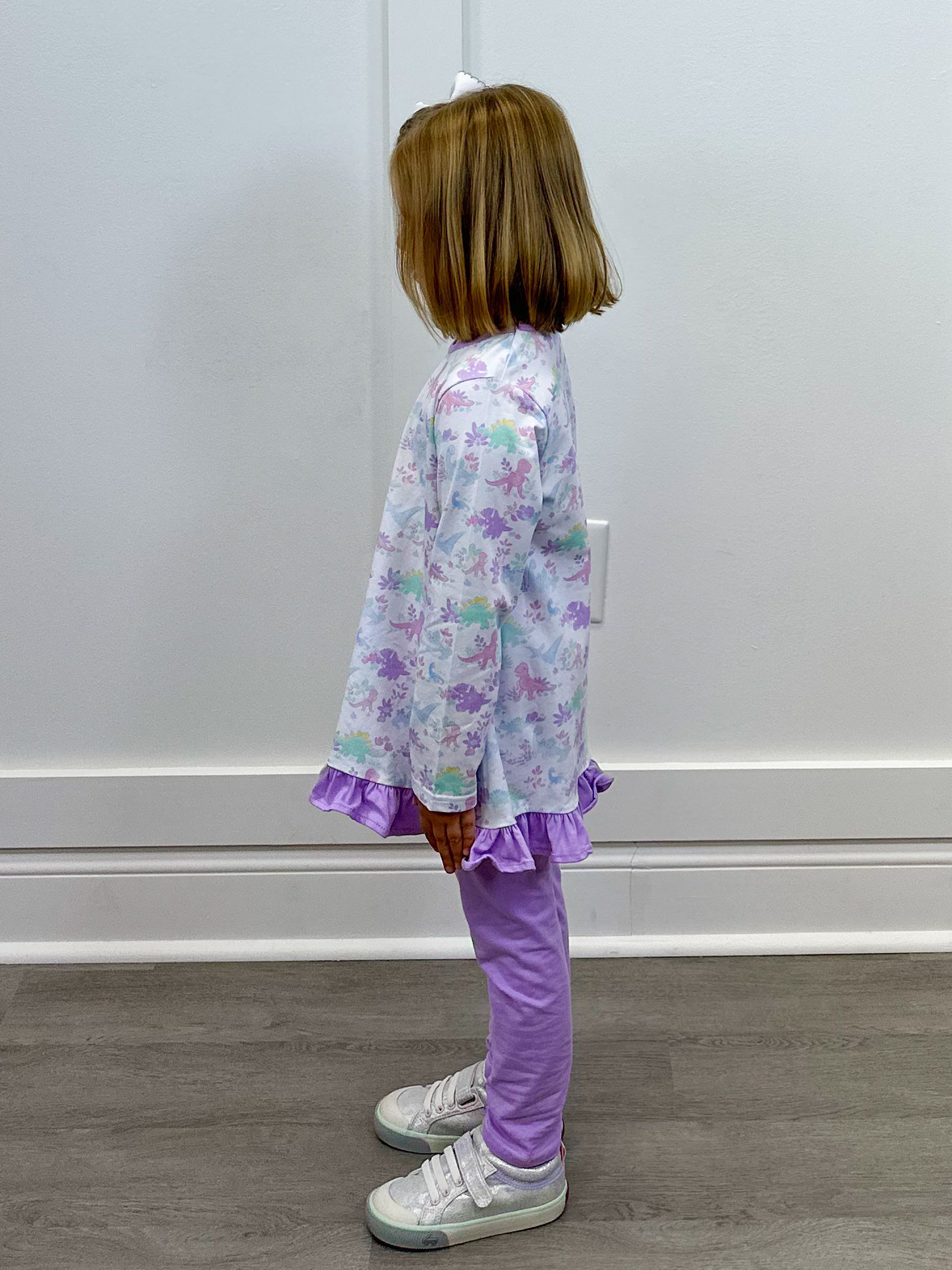 Dino Adventures Ruffle Pant Set Girls Sets Trotter Street Kids