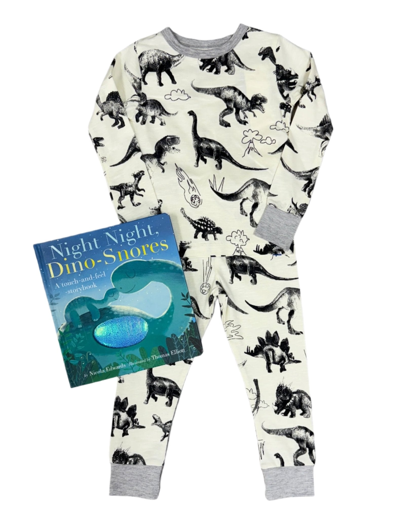 Dino Extinction Stretch Cotton Pajama Set Kids Pajamas Hatley