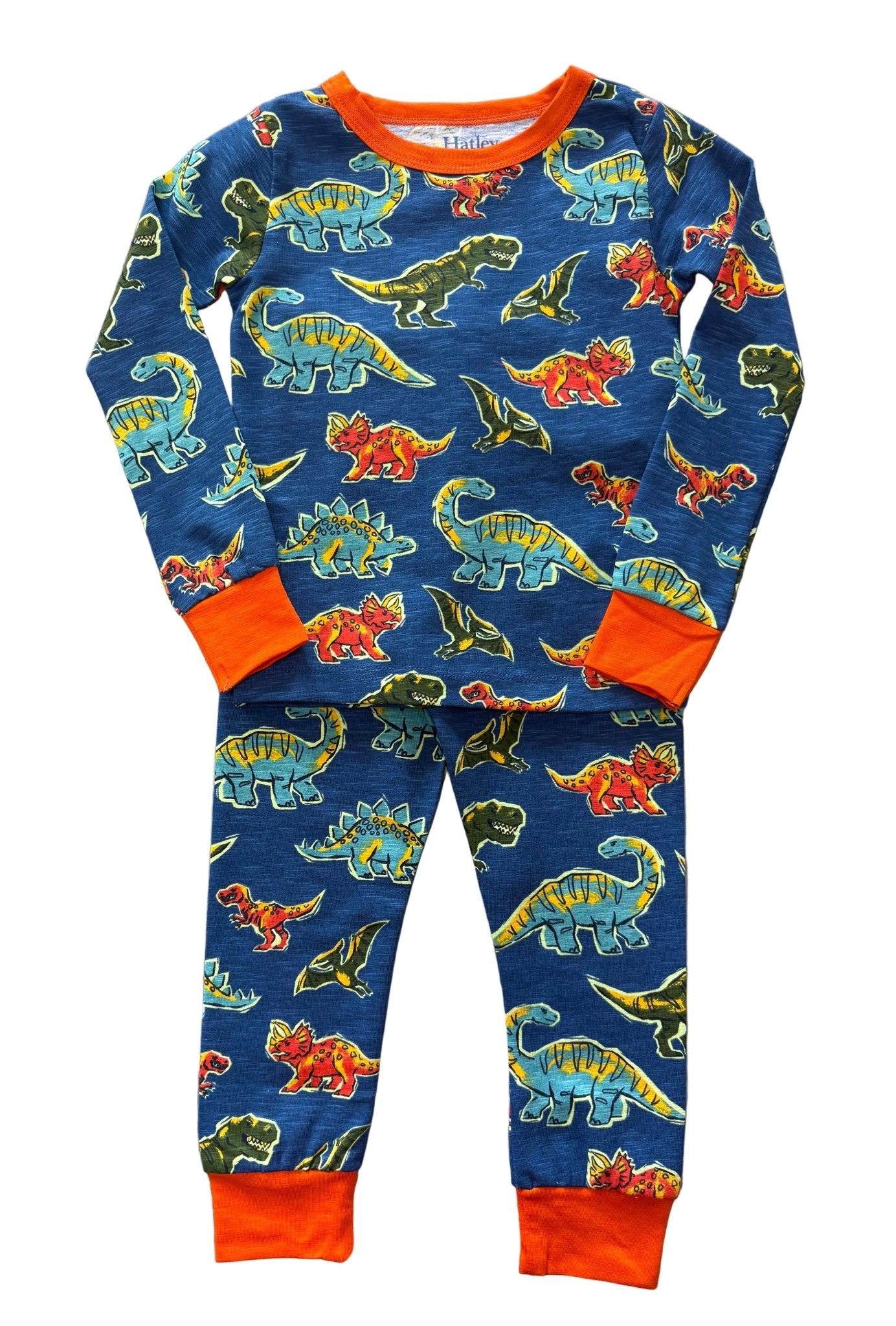 Dino Roar Stretch Cotton Pajama Set Kids Pajamas Hatley