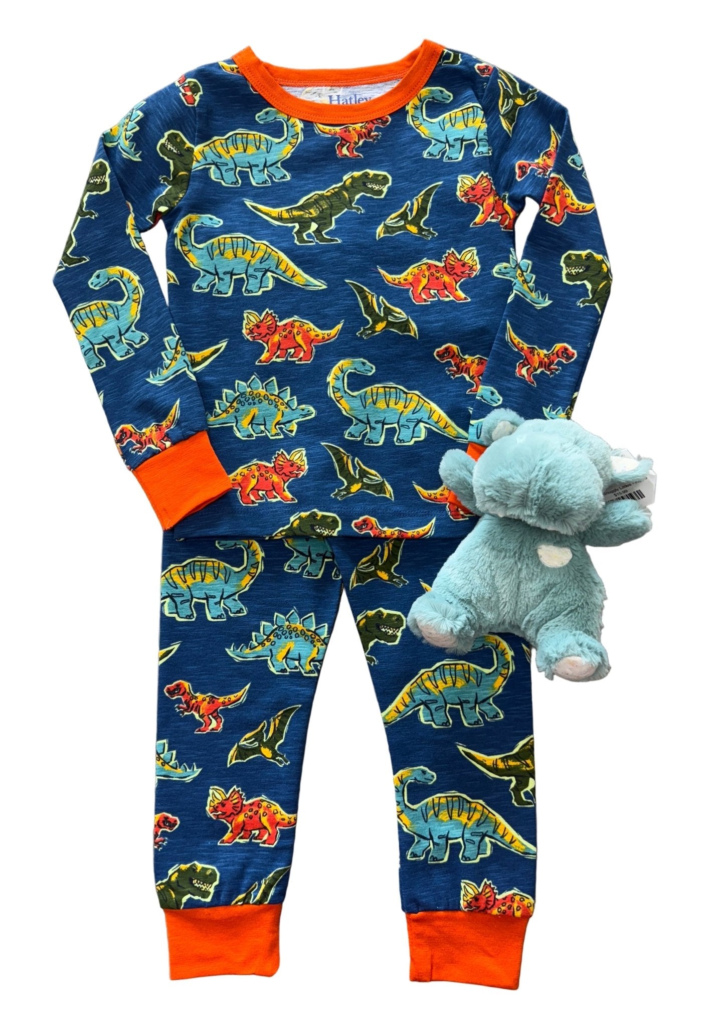 Dino Roar Stretch Cotton Pajama Set Kids Pajamas Hatley