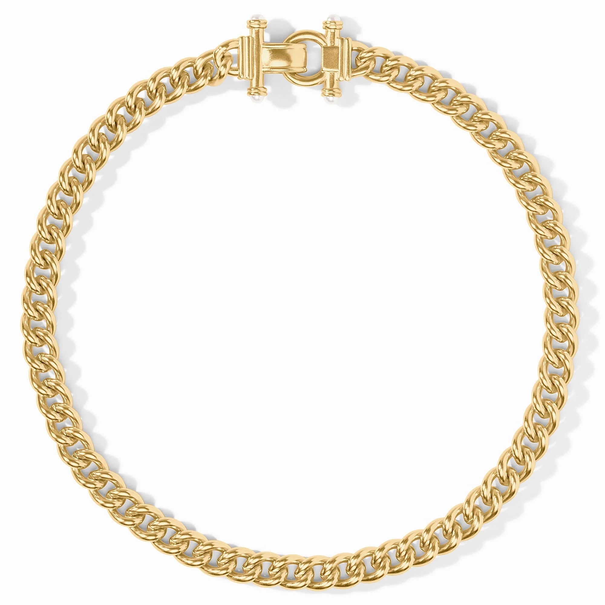 Dolce Demi Link Necklace - Pearl Necklaces Julie Vos