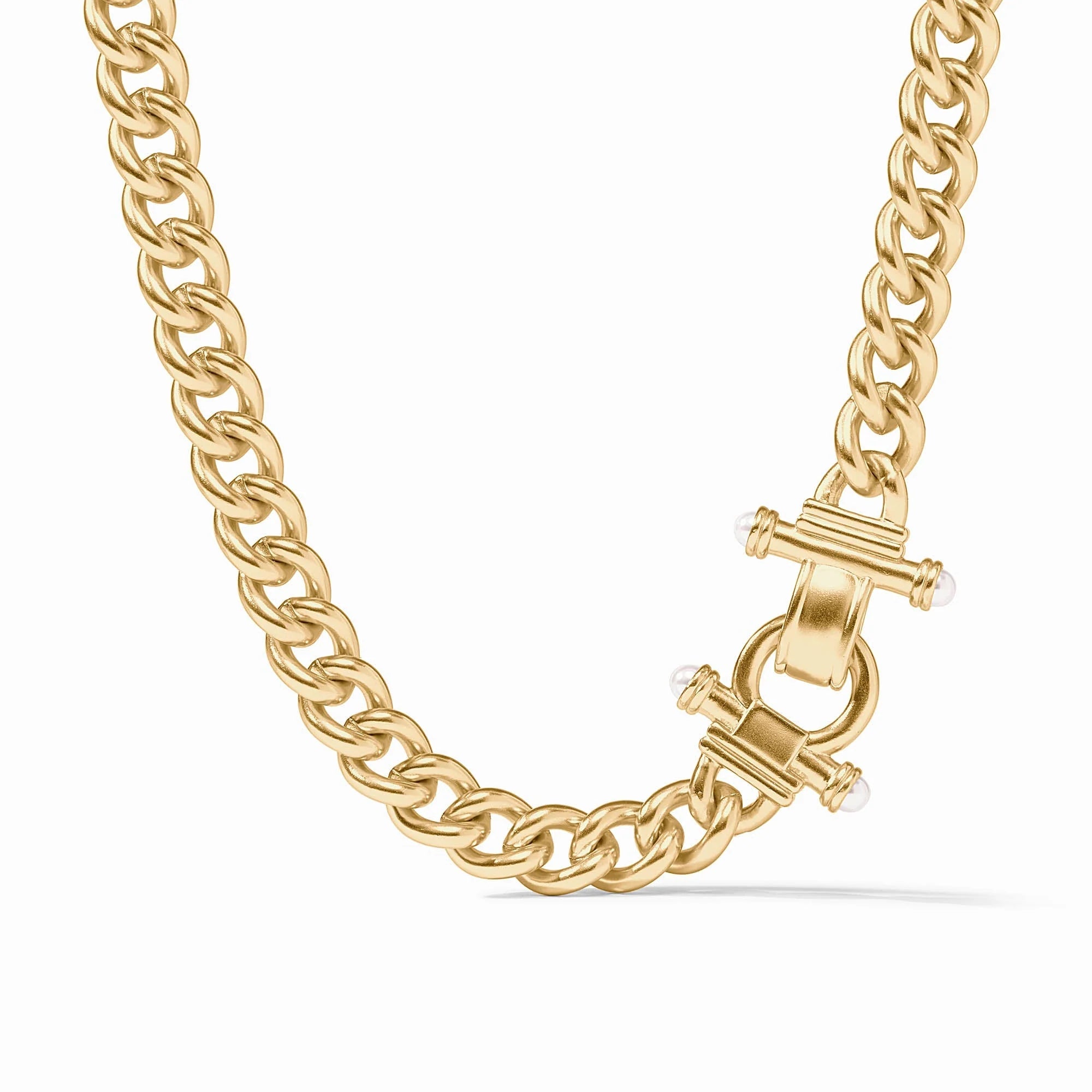 Dolce Demi Link Necklace - Pearl Necklaces Julie Vos