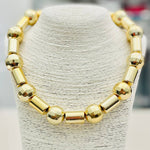 Dot-N-Dash Necklace - Gold TWO FORTY TWO