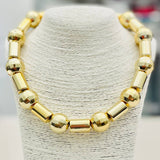 Dot-N-Dash Necklace - Gold TWO FORTY TWO