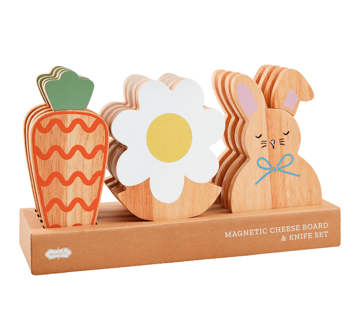 Easter Magnetic Cheese Board Set - Assorted Seasonal Mudpie