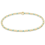 egirl Hope Sincerity Pattern 2mm Bead Bracelet - Mint Bracelets enewton