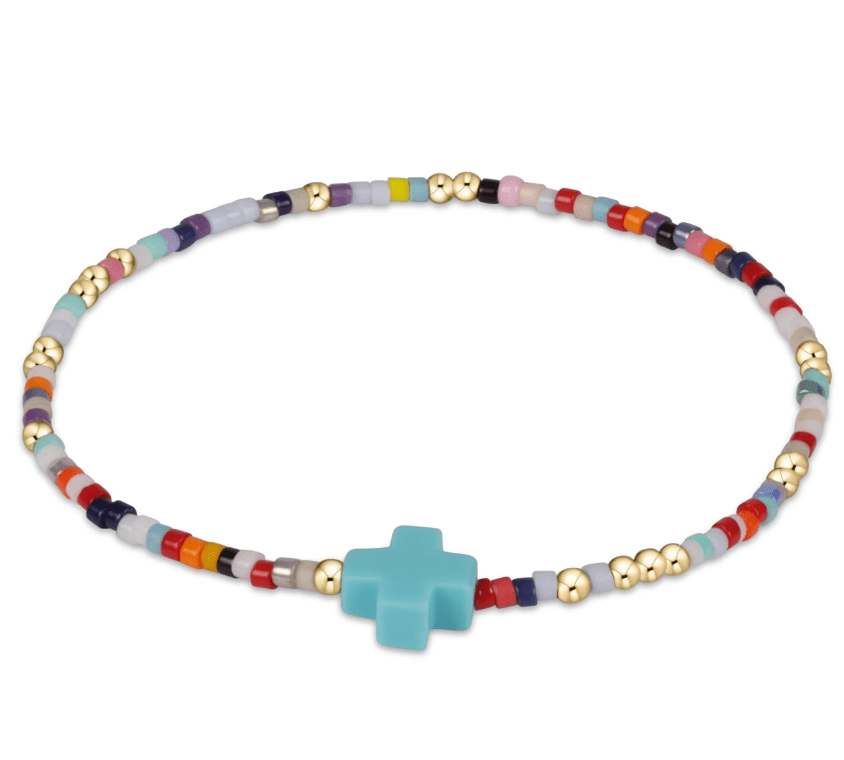 egirl Hope Unwritten Signature Cross Bracelet - Hot Mess Bracelets enewton