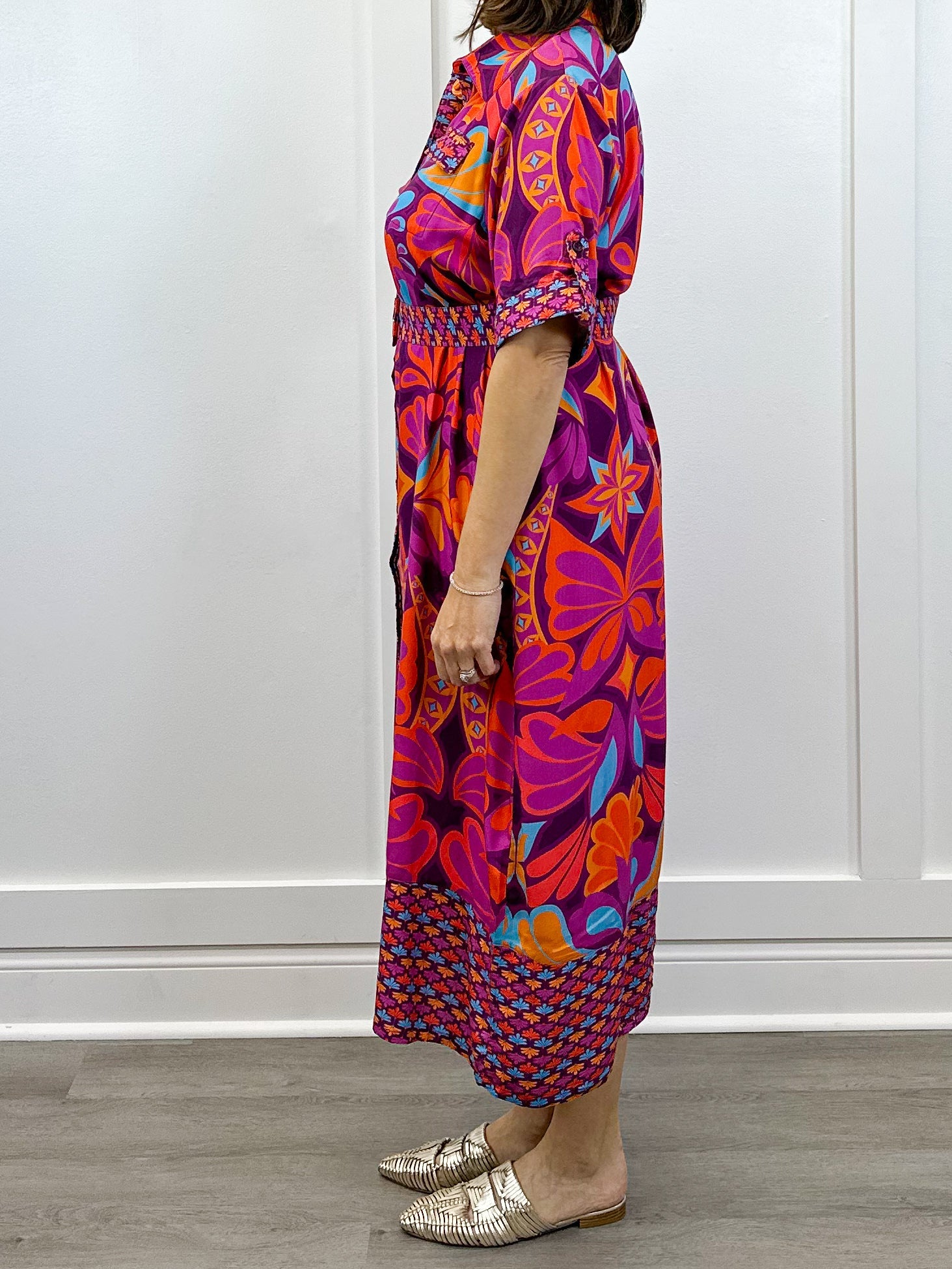 Elena Midi Dress Long Dresses Briton Court