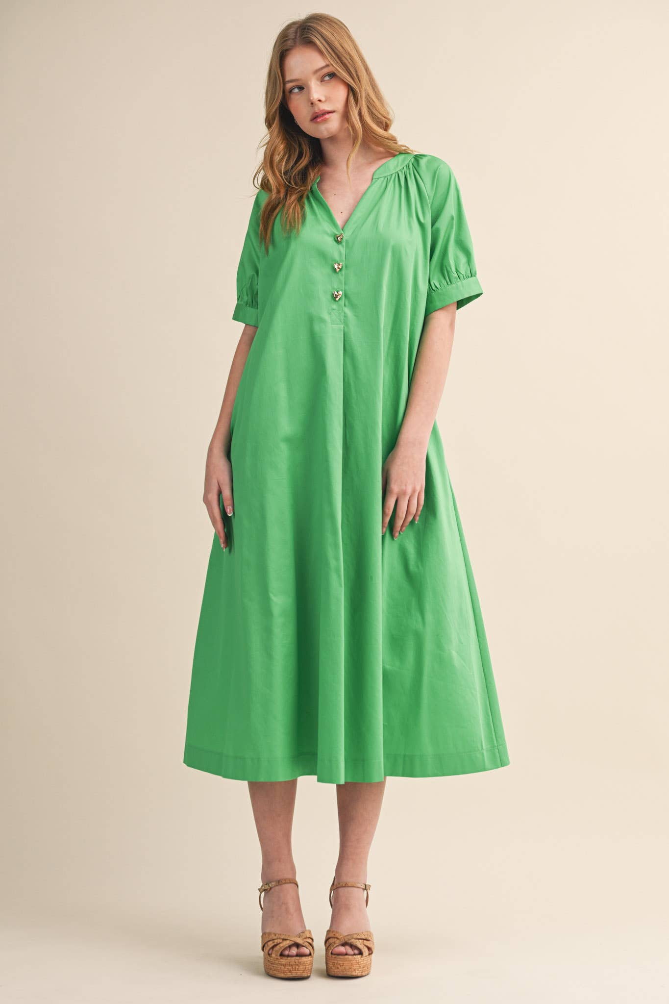 Emerald Daydream Midi Dress Sugar Babies Children's Boutique/Meg's Shoppe Emerald Daydream Midi Dress Sugar Babies Children's Boutique/Meg's Shoppe