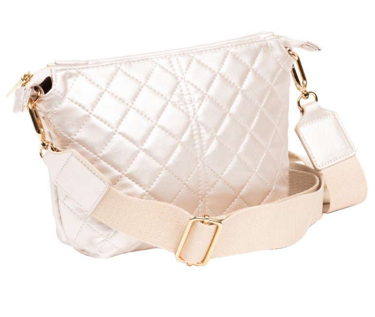 Emily - Champagne Quilted - Sugar Babies Children's Boutique/Meg's Shoppe