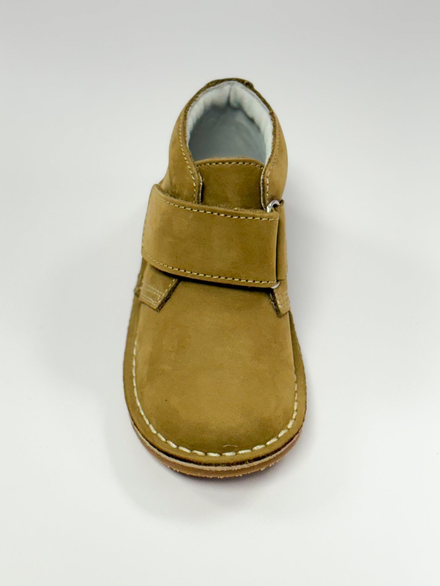 Emmett Nubuck Leather Desert Boot - Nubuck Khaki Boys Shoes L'Amour