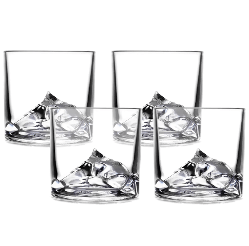 Everest Whiskey Glass Set of 4 Kitchen + Entertaining Liiton