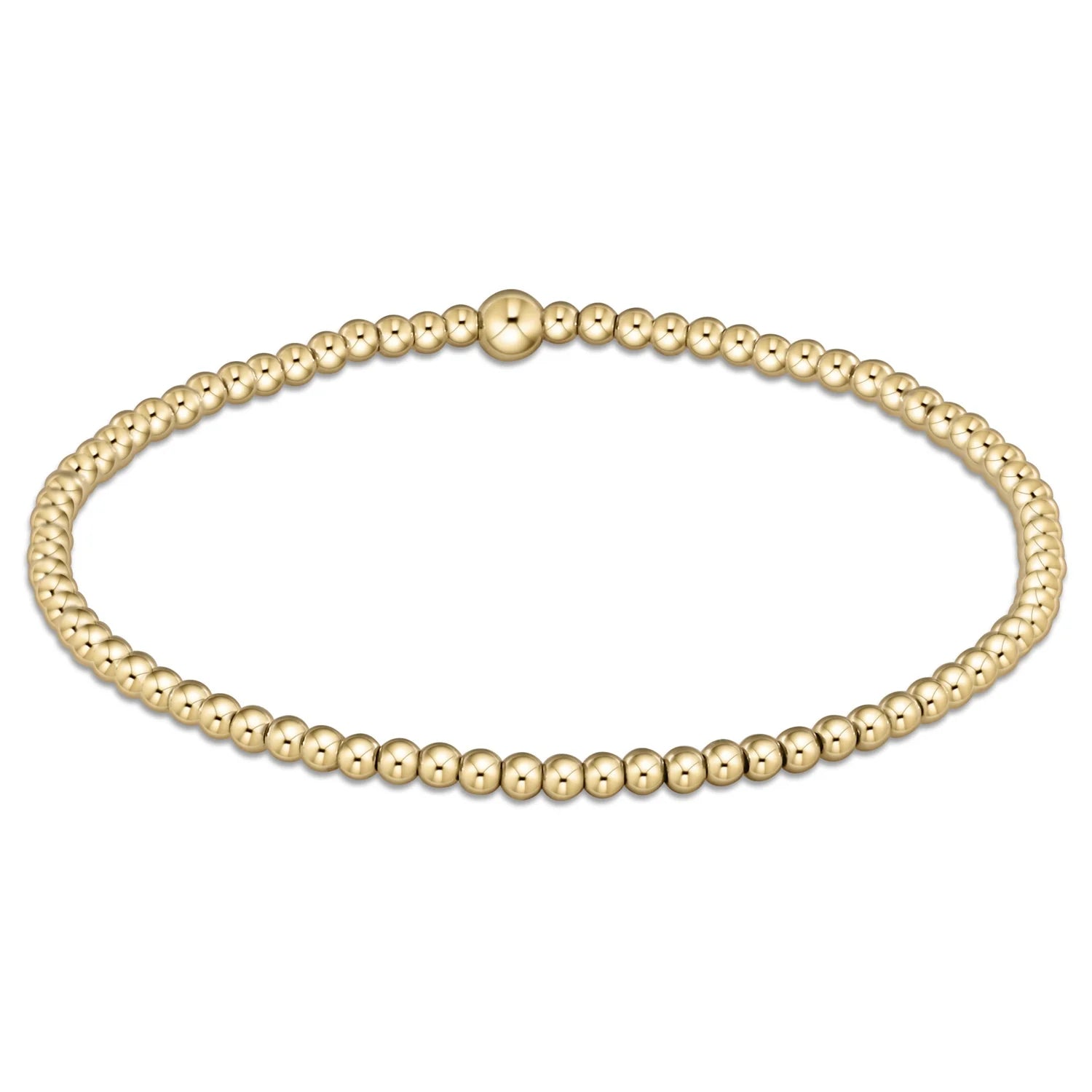 Extend Classic Gold 2.5mm Classic Gold Bead Bracelet Bracelets enewton